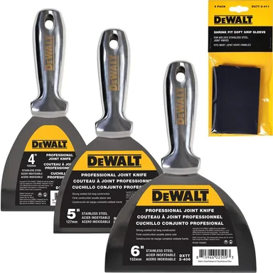 DeWalt DXTT-3-450, unpowered: Stainless Steel Welded Joint Knives (3-Pack)