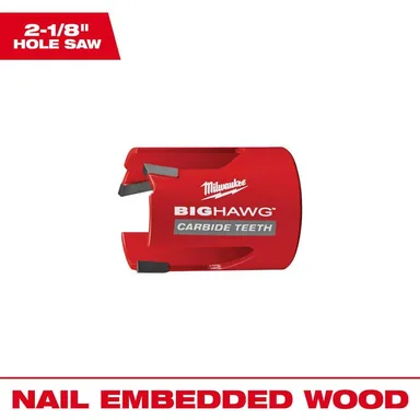 Milwaukee 49-56-9210, accessory: 2-1/8 in. Big Hawg Carbide Hole Saw