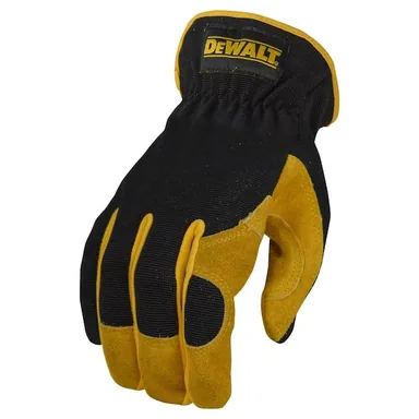 DeWalt DPG216XL, unpowered: Black Leather Performance Hybrid Glove