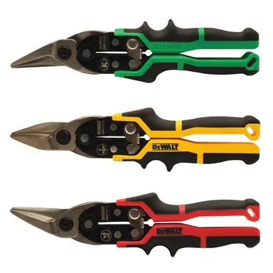 DeWalt DWHT14676, accessory: Left, Right and Straight Aviation Snips Set (3-Pack)