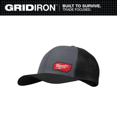 Milwaukee 505G, unpowered: Gridiron Gray Adjustable Fit Trucker Hat
