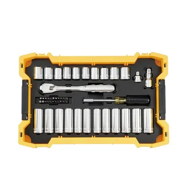 DeWalt DWMT45403, accessory: 3/8 in. and 1/2 in. Drive Mechanics Tool Set with Toughsystem Trays (85-Piece)