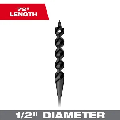 Milwaukee 48-13-8350, accessory: 1/2 in. x 72 in. Cable Bit
