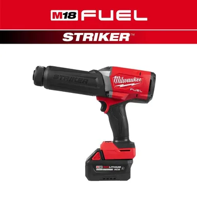Milwaukee 3771-21, kit: M18 FUEL 18V Lithium-Ion Brushless Cordless STRIKER Hammer Chisel with 5.0 Ah Battery and Charger (photograph from the Home Depot listing)