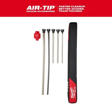 Milwaukee 49-90-2037, accessory: AIR-TIP 1-1/4 in. - 2-1/2 in. Long Reach Flexible Hose Set Wet/Dry Shop Vacuum Attachment (5-Piece)