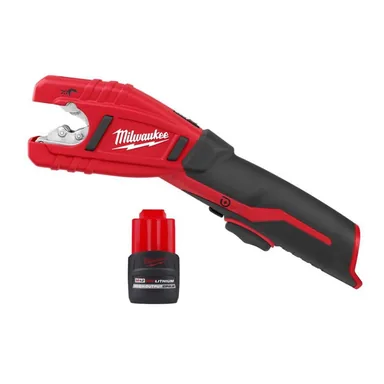 Milwaukee 2471-20-48-11-2425, bundle: M12 12-Volt Lithium-Ion Cordless Copper Tubing Cutter with M12 12-Volt Lithium-Ion CP High Output 2.5 Ah Battery Pack
