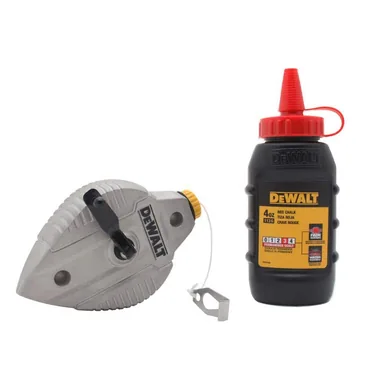 DeWalt DWHT48331RC, accessory: 100 ft. Cast Aluminum Chalk Reel with Red Chalk