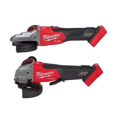 Milwaukee 2887-20-2880-20, bundle: M18 FUEL 18V Lithium-Ion Brushless Cordless 5 in. Braking Grinder & 4-1/2 in. /5 in. Grinder w/Paddle Switch