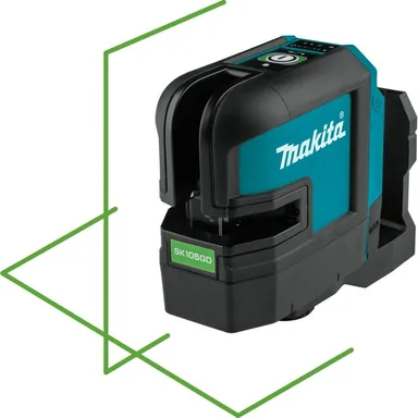 Makita SK105GDZ, bare tool: Makita SK105GDZ 12V max CXT Lithium-Ion Cordless Self-Leveling Cross-Line Green Beam Laser, Tool Only