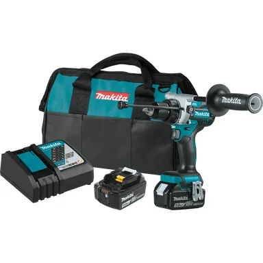 Makita XPH14T, kit: Makita XPH14T 18V LXT Lithium-Ion Brushless Cordless 1/2" Hammer Driver-Drill Kit (5.0Ah)
