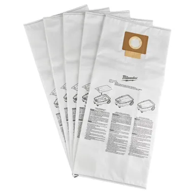 Milwaukee 49-90-1969, accessory: Fleece Dust Bags (5-Pack) (photograph from the Home Depot listing)