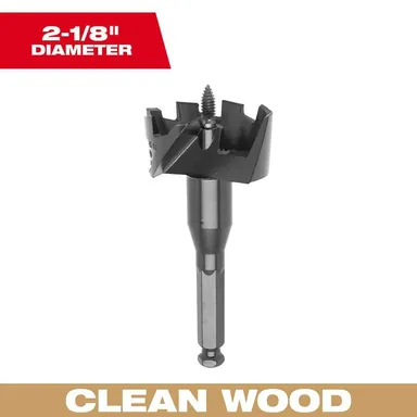 Milwaukee 48-25-2122, accessory: 2-1/8 in. High-Speed Steel Self-Feed Bit (photograph from the Home Depot listing)