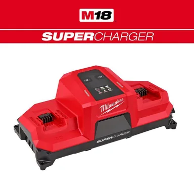 Milwaukee 48-59-1816, accessory: M18 18V Dual Bay Simultaneous Super Charger with 4 Point Mounting