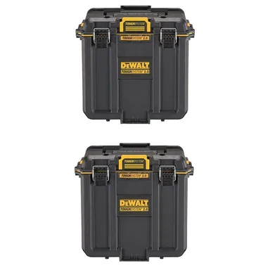 DeWalt DWST08035X2, accessory: 15.25 in. TOUGHSYTEM 2.0 Compact Deep Tool Box (2-Pack)