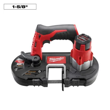 Milwaukee 2429-20, bare tool: M12 12V Lithium-Ion Cordless Sub-Compact Band Saw (Tool-Only)