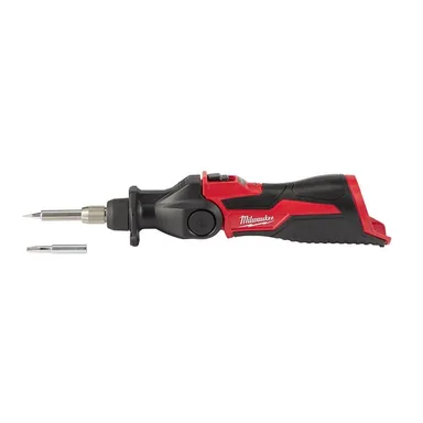Milwaukee 2488-20-49-80-0401, bundle: M12 12-Volt Lithium-Ion Cordless Soldering Iron with Soldering Iron Chisel Tip