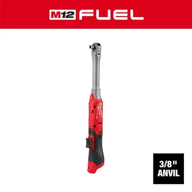 Milwaukee 3059-20, bare tool: M12 FUEL 12V Lithium Ion Brushless 3/8 in. Drive Extended Reach Cordless Ratchet (Tool-Only)