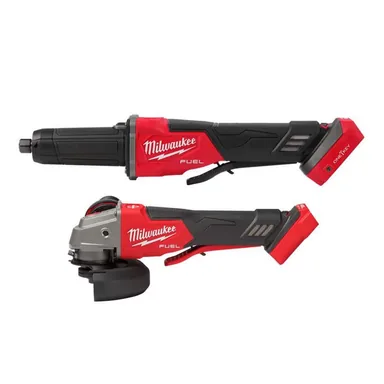 Milwaukee 2984-20-2888-20, bundle: M18 FUEL 18V Lith-Ion Brushless Cordless 2-3 in. Variable Speed Die Grinder Paddle Switch and Variable Speed Grinder