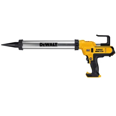 DeWalt DCE580B, bare tool: 20V MAX Cordless 300-600 ml Sausage Pack Adhesive Gun (Tool Only)