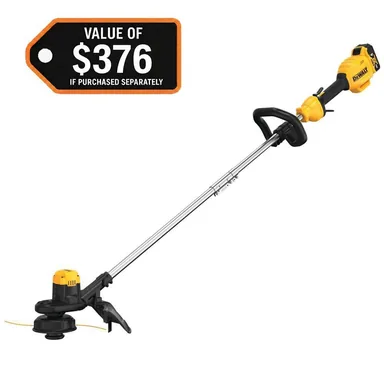 DeWalt DCST925M1, kit: 20V MAX 13 in. Cordless Battery Powered String Trimmer Kit with (1) 4 Ah Battery & Charger