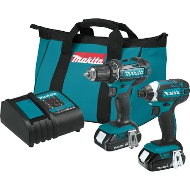 Makita CT225SYX, bundle: Makita CT225SYX 18V Compact  Cordless 2-Piece Combo 1.5Ah Kit