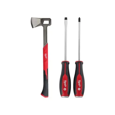 Milwaukee 48-22-9062-48-22-2702, bundle: 26 in. Splitting Axe with Demolition Screwdriver Set