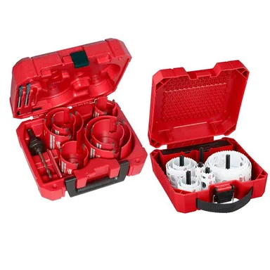 Milwaukee 49-56-9290-49-22-4170, bundle: BIG HAWG Carbide Hole Saw Kit (10-Piece) with Hole Dozer General Purpose Bi-Metal Hole Saw Set (20-Piece)
