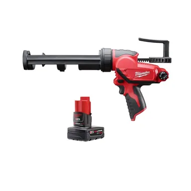 Milwaukee 2441-20-48-11-2440, bundle: M12 12V Lithium-Ion Cordless 10 oz. Adhesive and Caulk Gun and M12 XC 4. 0Ah Battery Pack