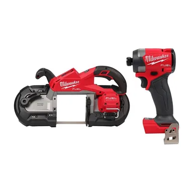 Milwaukee 2929-20-2953-20, bundle: M18 FUEL 18V Lithium-Ion Brushless Cordless Deep Cut Band Saw w/ Impact Driver