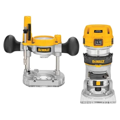 DeWalt DWP611PK, standalone tool: 7 Amp Corded 1-1/4 Horsepower Compact Router with Plunge Base and Bag