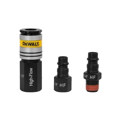 DeWalt DXCM036-0203, accessory: 3-pieces High Flow Couplers and Plugs 1/4 in. NPT