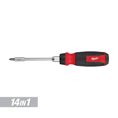 Milwaukee 48-22-2903, unpowered: 14-In-1 Ratcheting Multi-Bit Screwdriver