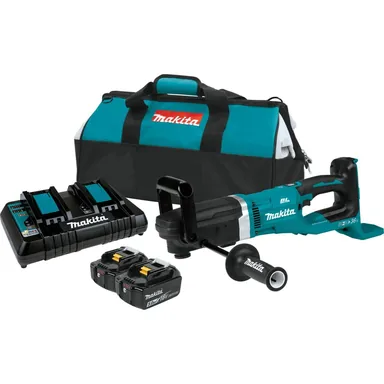 Makita XAD04PT, kit: Makita XAD04PT 36V (18V X2) LXT Brushless 7/16" Hex Right Angle Drill Kit (5.0Ah)