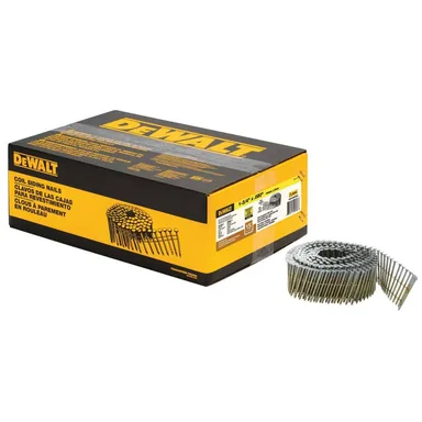 DeWalt DWC5R80BDG, accessory: 1-3/4 in. x 0.080 in. Galvanized Metal Ring Shank Coil Nails (4200 Pieces)