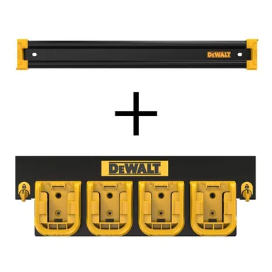DeWalt DWST82827W82819, accessory: 20 in. Compact Metal Rail and Battery Mount Rail