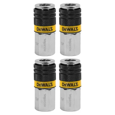 DeWalt DXCM036-0228, accessory: 1/4 in. FNPT Industrial Couplers, Includes: 4-Female Couplers