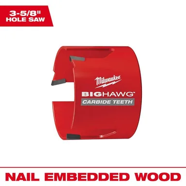 Milwaukee 49-56-9240, accessory: 3-5/8 in. Big Hawg Carbide Hole Saw