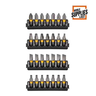 DeWalt DWABYTMF-28, accessory: MAXFIT 1 in. Carbon Steel Driving Bit Set (28-Pieces)