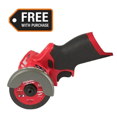 Milwaukee 2522-20, bare tool: M12 FUEL 12V Lithium-Ion Brushless Cordless 3 in. Cut Off Saw (Tool-Only)