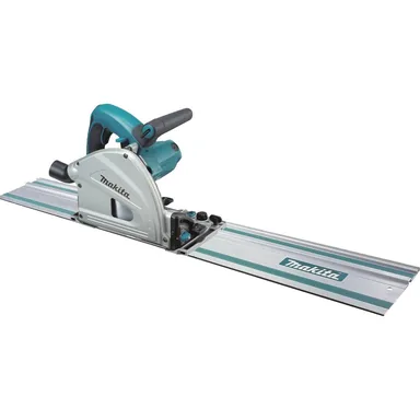 Makita SP6000J1, standalone tool: Makita SP6000J1 Corded 6-1/2" Plunge Circular Saw Kit, with Stackable Tool case and 55" Guide Rail