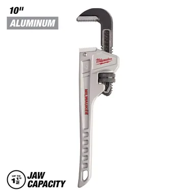 Milwaukee 48-22-7210, unpowered: 10 in. Aluminum Pipe Wrench