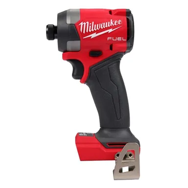 Milwaukee 2953-20, bare tool: M18 FUEL 18V Lithium-Ion Brushless Cordless 1/4 in. Hex Impact Driver (Tool-Only) (photograph from the Home Depot listing)
