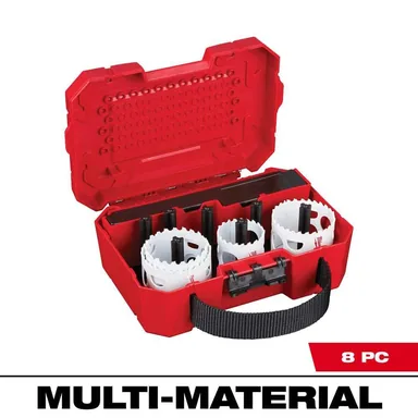 Milwaukee 49-22-4019, accessory: Hole Dozer Bi-Metal Hole Saw Kit (8-Piece)