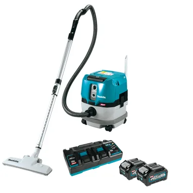 Makita GCV01PM, kit: Makita GCV01PM 40V max XGT Brushless Cordless 2.1 Gallon Wet/Dry Dust Extractor/Vacuum Kit (4.0Ah)