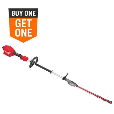 Milwaukee 3043-20, bare tool: M18 FUEL 18V 20 in. Brushless Cordless Battery Powered Short Pole Hedge Trimmer (Tool-Only)