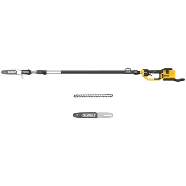 DeWalt DCPS671BW610B10, bundle: FLEXVOLT 60V MAX 10 in. Cordless Telescoping Pole Saw (Tool Only) w/Extra 10 in. Bar and Chain
