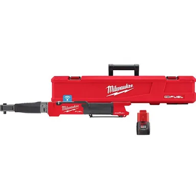 Milwaukee 2465-20-48-11-2420, bundle: M12 FUEL ONE-KEY 12-Volt Lithium-Ion Brushless Cordless 3/8 in. Digital Torque Wrench and M12 2.0Ah Compact Battery Pack