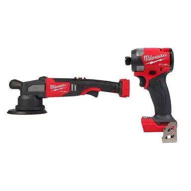 Milwaukee 2685-20-2953-20, bundle: M18 FUEL18V Lithium-Ion Brushless Cordless 21MM DA Polisher w/ Impact Driver