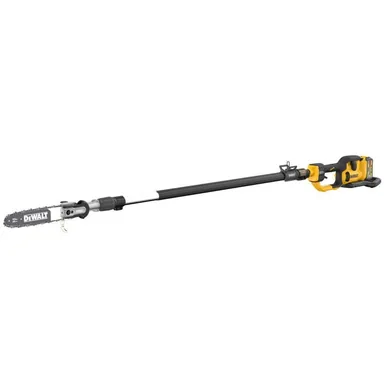 DeWalt DCPS671X1, kit: FLEXVOLT 60V MAX 10 in. Cordless Telescoping Pole Saw Kit with (1) 3.0 Ah Battery and Charger (photograph from the Home Depot listing)