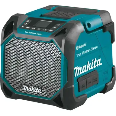 Makita XRM11, bare tool: Makita XRM11 18V LXT / 12V max CXT Corded / Cordless Bluetooth Job Site Speaker, Tool Only